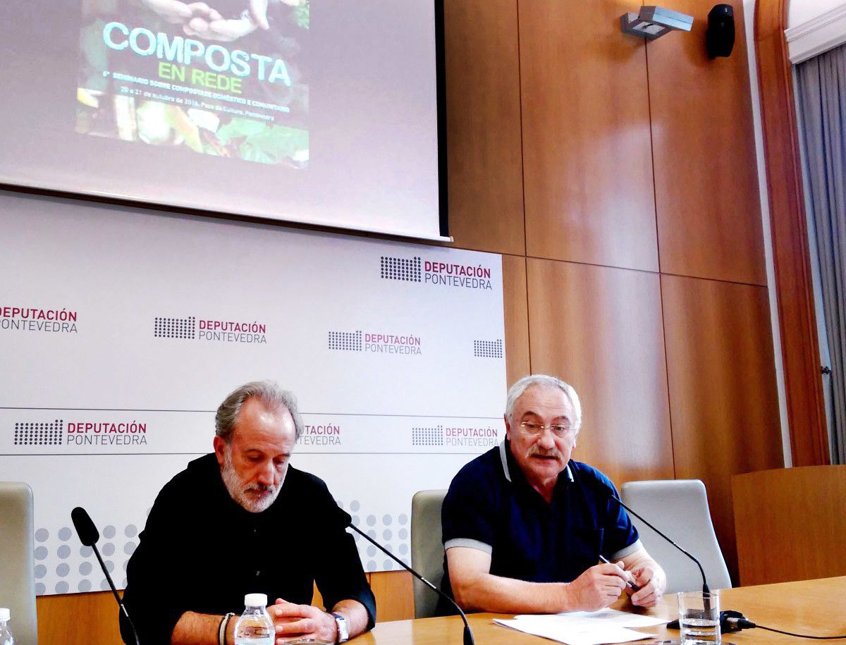 Carlos Pérez e César Mosquera, na Deputación Provincial