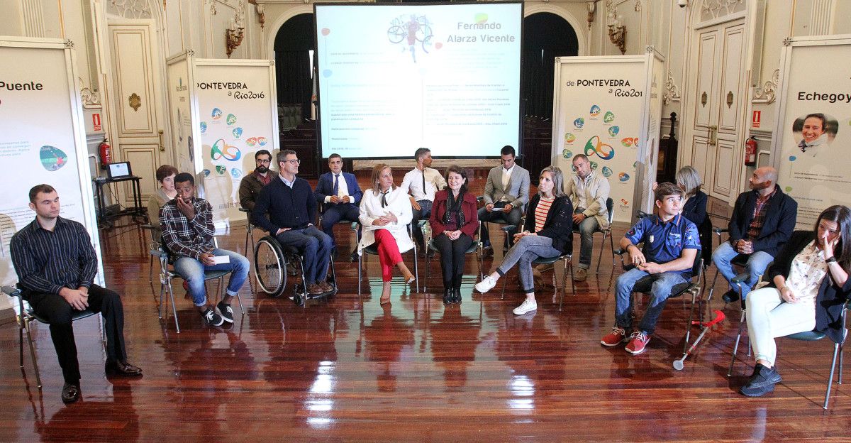 Homenaje de la Deputación a los olímpicos pontevedreses