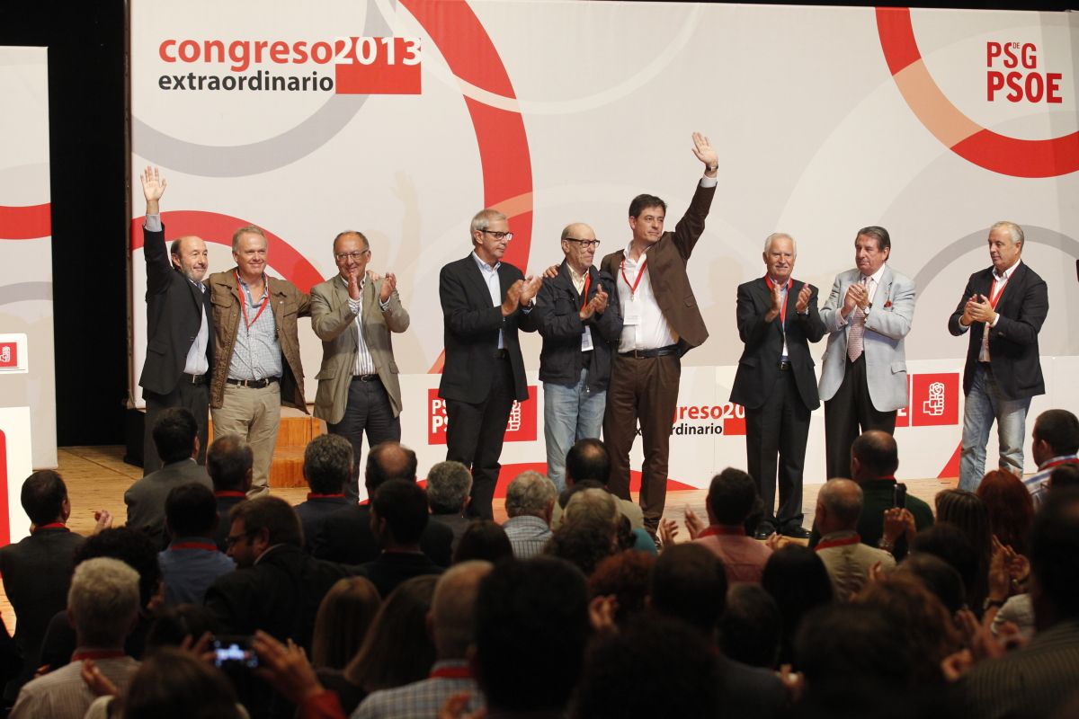 José Ramón Gómez Besteiro, en el congreso extraordinario del PSdeG-PSOE