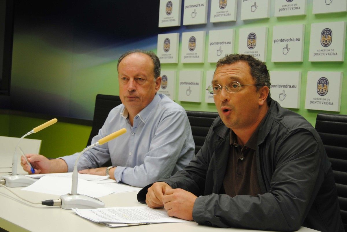Antón Louro y Xosé Manuel Tato, director xeral de Urbanismo