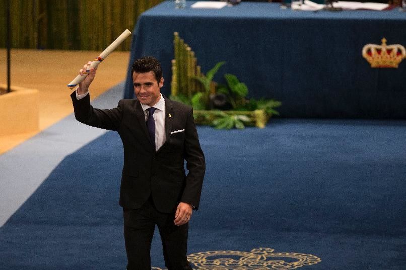 Javier Gómez Noya recibe el Premio Princesa de Asturias de los Deportes
