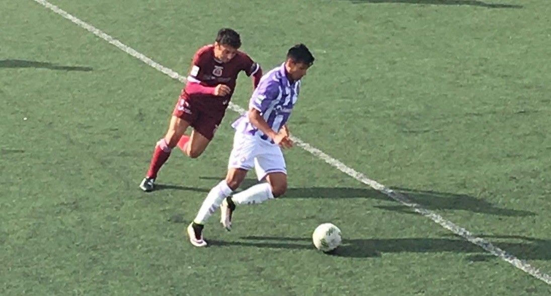 Partido entre Real Valladolid B e Pontevedra nos Anexos José Zorrilla
