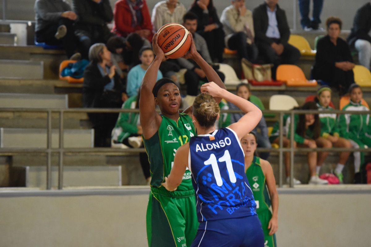 Minata Keita, no partido entre Arxil e Lima-Horta Barcelona no CGTD