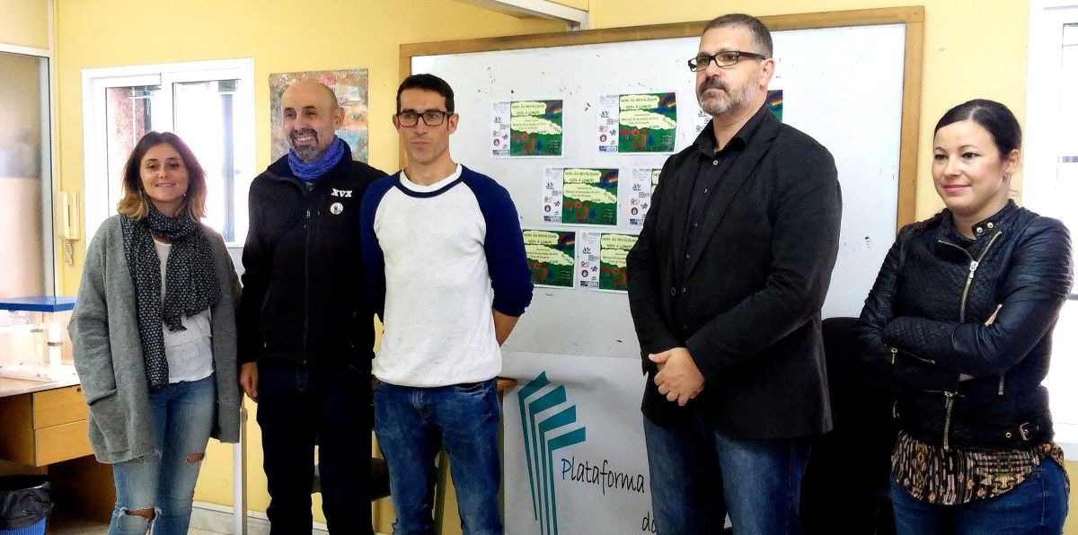 Representantes de la Plataforma polo Ensino Público