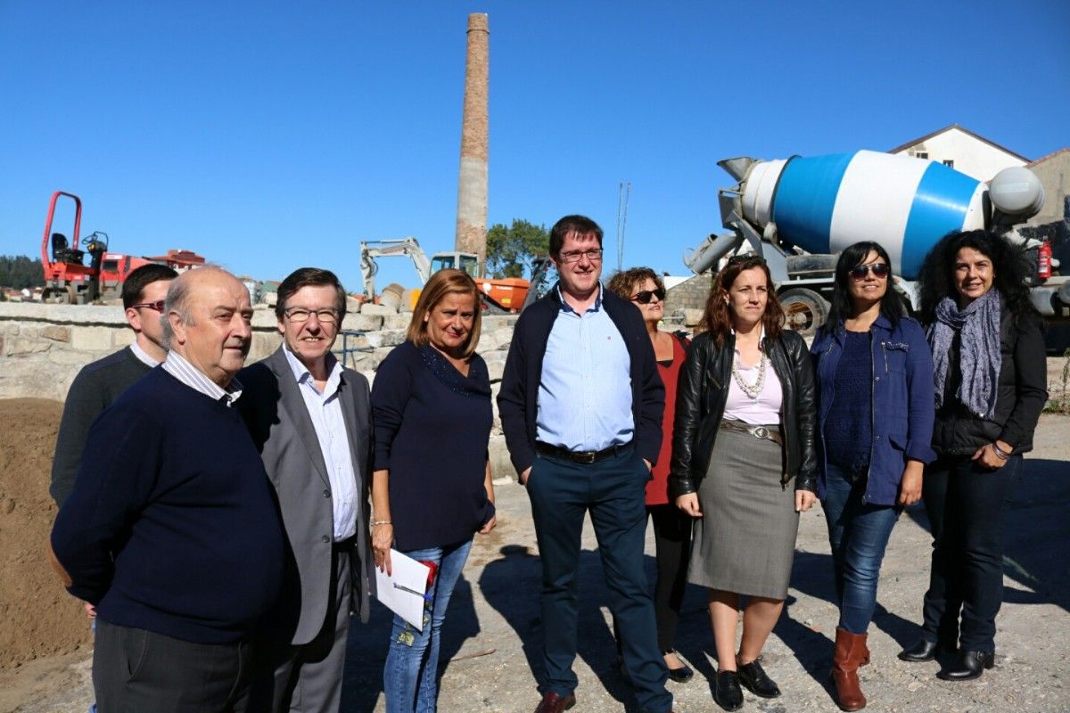 Visita de Carmela Silva al Concello de A Illa de Arousa