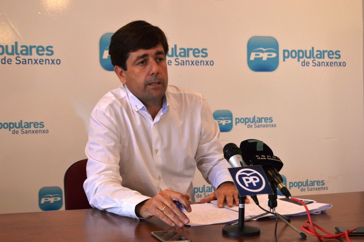 Marcos Guisasola, concejal del PP en Sanxenxo
