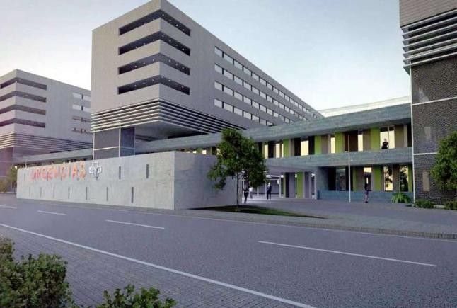 Infografía del proyecto de Hospital en Monte Carrasco