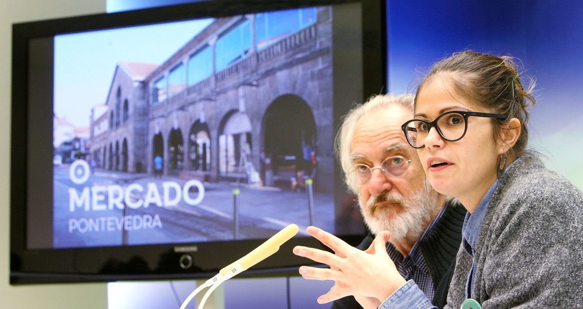 Anabel Gulías e Vicente García Legísima, no Concello