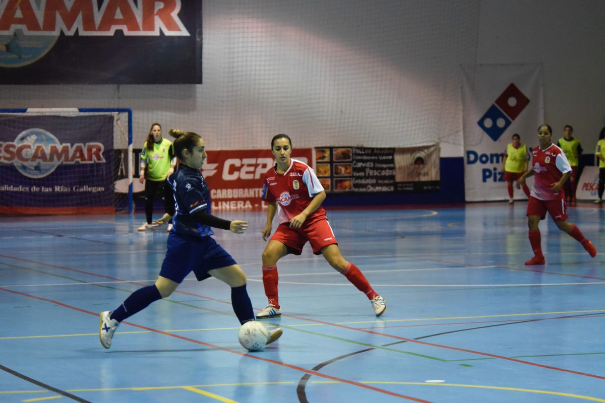 Partido entre Poio Pescamar y Atlético Navalcarnero en A Seca