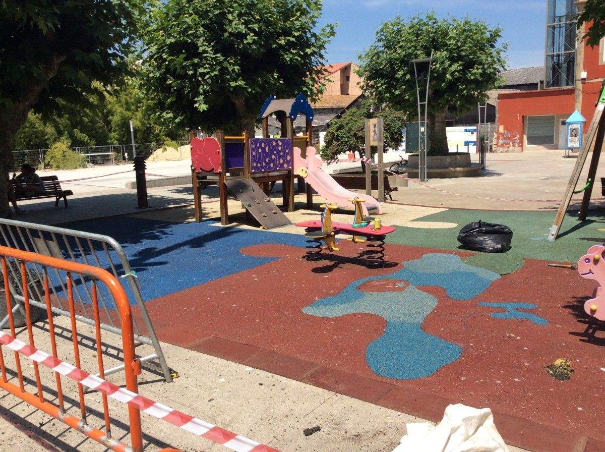 Parque de la plaza Massó de Bueu
