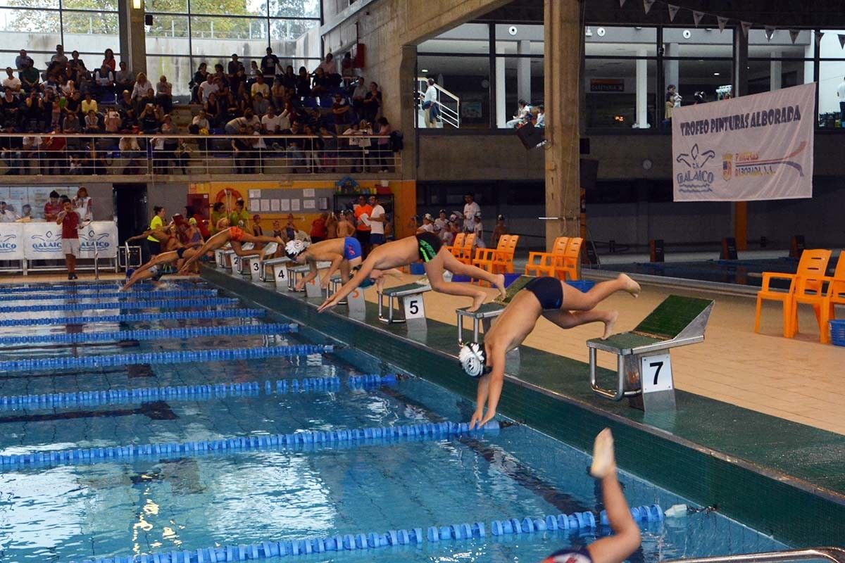 Prueba de la primera jornada de la liga alevín en Ponte Muíños