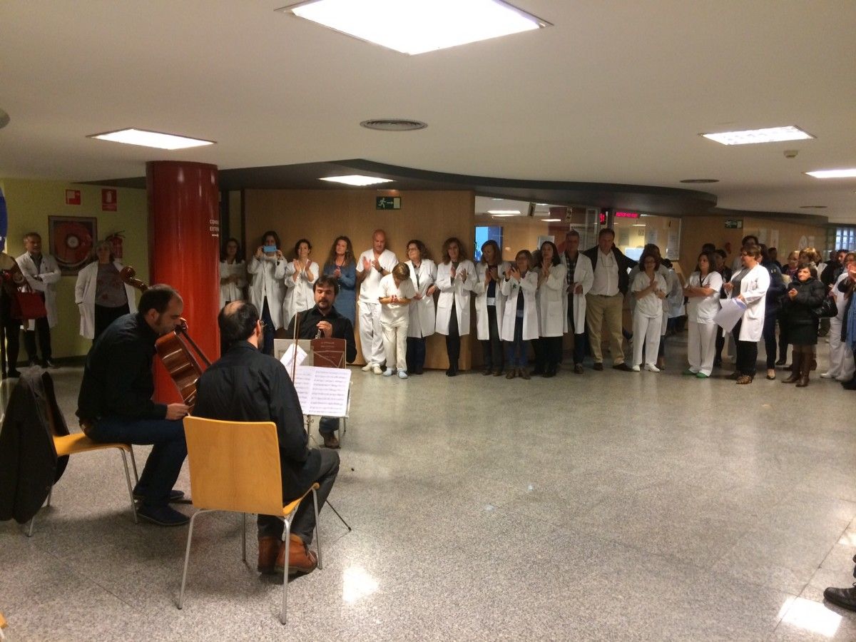 Concierto sorpresa en el Hospital Montecelo
