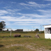 Campo de fútbol de A Devesa en Alba, reconvertido para la práctica del tiro con arco