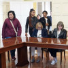 Reunión de Gómez Besteiro con las familias del Villa de Pitanxo en la Subdelegación del Gobierno