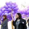 Paro internacional das mulleres fronte á Deputación en la mañana del 8 de marzo