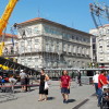 Desmontaxe das instalacións das Festas da Peregrina e inicio de preparativos para a Feira Franca