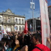 Manifestación unitaria convocada por Comisiones Obreras, CIG e UGT