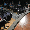 Recepción al Cisne en el Teatro Principal por parte del Concello de Pontevedra