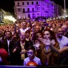 Concierto de 'Fondo Norte' y Tequila en la plaza da España en las Festas da Peregrina