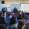 Acto de inauguración de la actividad "21 días en galego e +" en el I.E.S. de Barro