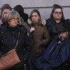 Concentración ante a Audiencia de Pontevedra en repulsa pola sentenza da Manada de Manresa