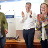 Celebración en el Partido Popular provincial al lograr la Deputación de Pontevedra
