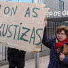 Protesta de vecinos de Vilaboa ante la Xunta de Galicia reclamando la aprobación del PXOM