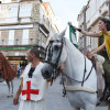 Pregoneros a caballo anuncian el inicio de la XVII Feira Franca 
