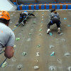 Taller de escalada deportiva en el pabellón Multiusos de A Xunqueira