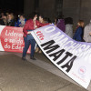 Concentración feminista de condena polo crime machista de Lugo