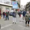 Protesta de la CIG para reclamar una salida gallega justa a la crisis