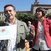 Acto de peche da campaña do 25-S do BNG con Ana Pontón en Pontevedra