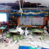 Aula de infantil do CEIP Isidora Riestra na que caeu o falso teito
