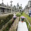 Cementerio de Xeve durante el fin de semana de Difuntos 2020