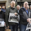 Concentración na Comisaría en apoio aos policías despregados en Cataluña 