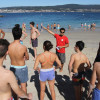 El Waterpolo Pontevedra inicia la pretemporada en la playa