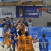 Partido entre Peixe Galego y Club Ourense Baloncesto en A Raña