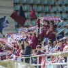 Afeccionados do Pontevedra no Estadio Nueva Balastera de Palencia