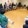 Pablo Casado en un encuentro con emprendedores en AJE Pontevedra