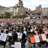 Concerto das Bandas de Música de Pontevedra e de Salcedo nas Festas da Peregrina 2015