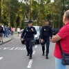 Presenza policial en Ence durante a cuarta xornada de folga do metal