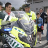 Xornada de convivencia dos participantes do campamento Special Olympics na Comandancia de Garda Civil de Pontevedra