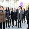 Paro internacional das mulleres fronte á Deputación en la mañana del 8 de marzo