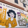 Mural 'Mulleres de Pontevedra na historia'