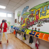 Visita de Alfonso Rueda a la escuela infantil de Campolongo