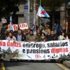 Manifestación de la CIG en defensa de las pensiones