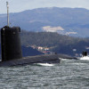 Submarino Mistral S-73 na ría de Pontevedra
