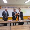 Firma del convenio de colaboración entre Pontevedra y Jeonju 