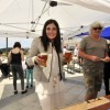 Asistentes a la I Feria de cerveza artesana gallega de Sanxenxo