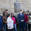 Inauguración de la placa en recuerdo a las víctimas del Villa de Pitanxo en Pontevedra